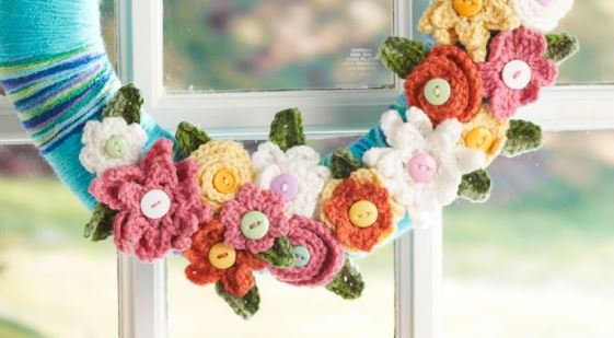 Crochet Flower Crown Tutorial 